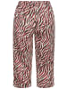 VIVANCE DREAMS Caprihose in rot-schwarz-gemustert