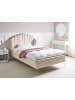 Beliani 2-tlg Doppelbett AMBILLOU in Beige/Gold