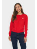 SAINT TROPEZ Strickjacke ValentinaSZ Gerade Passform in Flame Scarlet