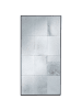 Beliani Wandspiegel CALMONT in Schwarz - (W) 60 x (H) 120 x (L) 3 cm