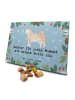 Mr. & Mrs. Panda Adventskalender Hund Akita Inu Moment mit Spruch in Eisblau