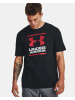 Under Armour Tshirt in Schwarz/Rot/Weiß