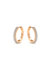 Luxenter Ohrringe Nasgar mit 18 Karat Gelbgold-Finish – NASGAR