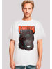 F4NT4STIC Oversize T-Shirt Pantera Venomous Snake in weiß