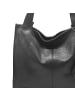 Florence Florence Schultertasche, Shopper Leder schwarz ca. 33cm