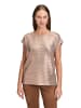 Betty Barclay Casual-Shirt mit Glanzeffekt in Metallic Rosé