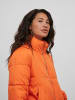 Vila Kurze Puffer Stepp Jacke mit Stehkragen VITATE in Orange