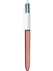 Bic 4 Farben Kugelschreiber 4 Colours "Rose Gold", 1,0mm, nachfüllbar | 10er Pack