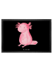 Mr. & Mrs. Panda Fussmatte Axolotl Niedlich ohne Spruch in Schwarz