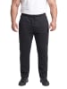 Men Plus Lange Sweathose in schwarz