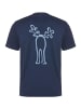 elkline T-Shirt Rudolf in darkblue - ashblue