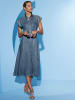 creation L Lyocell-Jeans-Kleid in blue-bleached