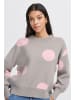 b. young BYOMME DOT JUMPER - regular fit in Light Grey Melange Mix