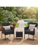 SONGMICS Gartenlounge-Set Funland in Schwarz-Grau - (B)56 x (H)81 x (T)55 cm