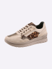 Heine Sneaker in stein-leo-metallicfarben