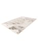 Vivorum Wohnzimmer Kurzflor Teppich Chalk 325 in silber - beige