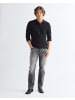 Wrangler Langarmpolo Polo in Black