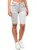 Cipo & Baxx Damen Regular Fit Shorts Mid Waist in Light Grey