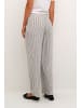 Kaffe Hose KAmilia Relaxed fit in Chalk/Black Stripe