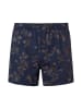 Hanro Boxershorts Fancy Woven in navy ink leaves