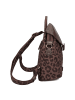 Zwei Olli City Rucksack 31 cm in leo brown