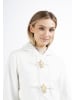 DreiMaster Damen Dufflecoat Aus Wollgemisch in Wollweiss