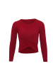 leo basics Strickpullover in Rot