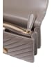 Pinko Schwarz Grau Leder Love Ein Mini Schulter Tasche