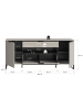 ebuy24 Sideboard Noida Kaschmir 80 x 41 cm