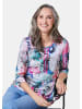 GOLDNER Druckshirt mit Allover-Muster in bunt / gemustert