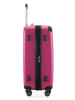 Hauptstadtkoffer Spree - Kofferset 3tlg Hartschalenkoffer Reisekoffer Erweiterung in Pink
