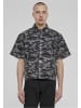 Urban Classics Short Sleeve Shirt in blacklasercamo