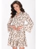faina Dress in multicolor beige