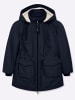 sheego Parka in tiefblau