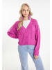 IZIA Damen Strickcardigan in Beerenpink