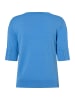 More & More figurbetonter Halbarmpullover in breeze blue