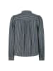 Soft Rebels Hemd SRCharlotte in 874 Total Eclipse Stripe