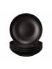 Seltmann Weiden 6er Set Suppenteller Liberty Velvet Black ø 21,2 cm in schwarz