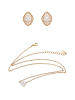 faina Women Jewelry Set in rose gold white