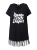 Angel of Style Longshirt in schwarz