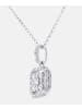 Diamant L'éternel Halskette mit Anhänger aus 375 Weißgold mit 0.25 Karat Diamant