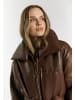 DreiMaster Vintage Damen Lederjacke in Braun