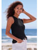Vivance Tanktop in schwarz, creme