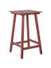 Beliani Stehtisch ADIRONDACK in Rot - (W) 59 x (H) 103 x (L) 60 cm