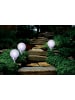 näve LED Solarleuchte "BALL" in weiß - (L)15 cm x (B)15 cm x (H)51.5 cm