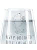 Mr. & Mrs. Panda Trinkglas Hund Keks mit Spruch in Transparent