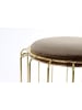 Kayoom Sitzkissen Pouf Comfortable in graubraun - gold