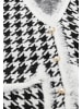 zitha Damen Ärmellose Jacke in Wollweiss Schwarz