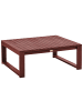 Beliani Gartentisch TIMOR in Braun - (W) 75 x (H) 35 x (L) 90 cm