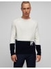 HECHTER PARIS Rundhals-Pullover in offwhite